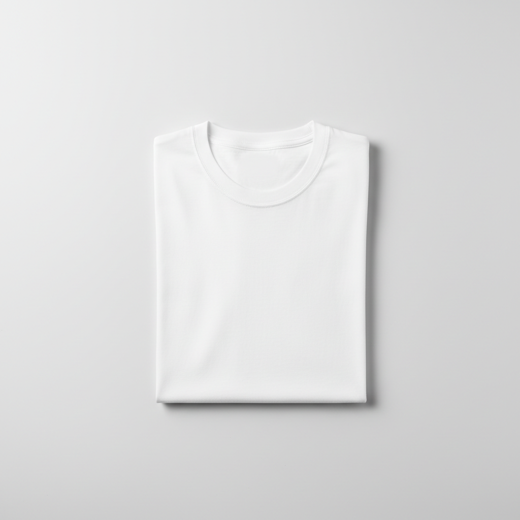 经典白色T恤产品图