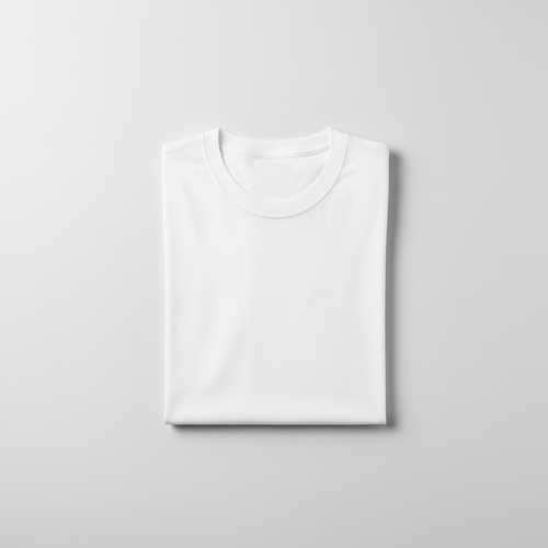 经典白色T恤产品图